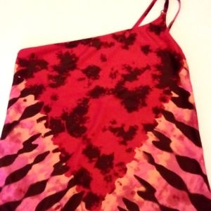 Aerie Tie Dye Batik One Piece Swimsuit Size Large